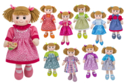 PELUCHES BAMBOLA DI STOFFA 50CM 10 ASS. GLOBO