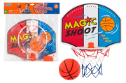 TABELLONE BASKET 39X32CM CANESTRO 20CM Ø C/PAL  GLOBO