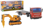CAMION PORTAUTO FRIZIONE C/RUSPA-ESCAVATORE 2ASS GLOBO