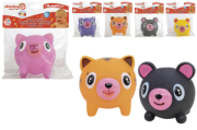 BUSTA ANIMALI DI GOMMA C/SUONO/LINGUA 5 ASS GLOBO
