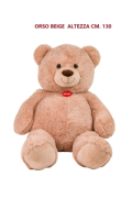 PELUCHES ORSO BEIGE L 130CM  DECAR
