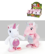 PELUCHES RIPETIX UNICORNO 2 COL H20CM DISPL 16 PZ DECAR