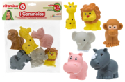 BUSTA GOMMOLOSI ANIMALI ZOO 6PZ  GLOBO