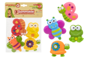 BUSTA GOMMOLOSI ANIMALI ASSORTITI 4 PZ  GLOBO
