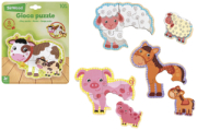 PUZZLE ANIMALI 4 ASS.  GLOBO