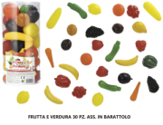 FRUTTA E VERDURA 30 PZ ASS IN TUBO  GLOBO