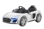 H  AUTO ELET AUDI R8 SPIDER BIANCA 12V 4,5AH R/C   GLOBO