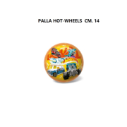 1  PALLA "HOT-WHEELS"14CM  MANDELLI