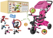 9  TRICICLO METALLO VITAMINO EVO2.0 C/PED/PARAS ROSA  GLOBO