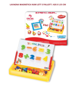 LAVAGNA MAGNETICA NUM LETT E PALLOTT. H26 X L35 CM  DECAR