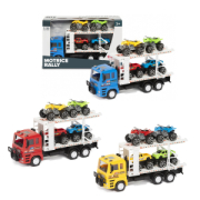 CAMION BISARCA 2COL ASS C/4 MEZZI WBOX H22xL35CM  DECAR