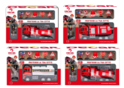 PLAYSET POMPIERI 4 ASS C/MEZZI IN WBOX L38XH26CM  DECAR