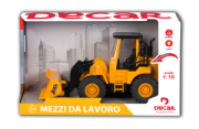 TRATTORE C/BENNA 1:16 FRIZ LUCI SUONI OBOX L32xH19  DECAR