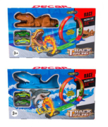 PISTA 2 ASS C/GIRO 360° E 2 AUTO  WBOX L42xP9xH25  DECAR