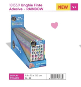 UNGHIE ADESIVE - ARCOBALENO