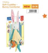 SOFT CUDDLES - DOLCI COCCOLE CONIGLIETTO COMFORTER CLEMENTONI