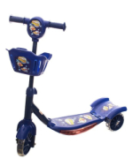 3  MONOPATTINO TWISTER 3 RUOTE BLU LUCI E SUONI