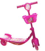 3  MONOPATTINO TWISTER 3 RUOTE ROSA LUCI E SUONI