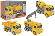 VEICOLI DA LAVORO DIE CAST A FRIZIONE 4 ASS.  GLOBO