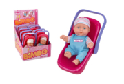 BAMBOLA 20CM C/OVETTO 2 ASS 8 PZ D/BOX  GLOBO