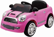 D  AUTO CARTOON 12V R/C ROSA