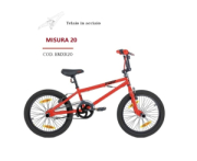 BICI 20 BMX FREESTYLE ROSSA FURY
